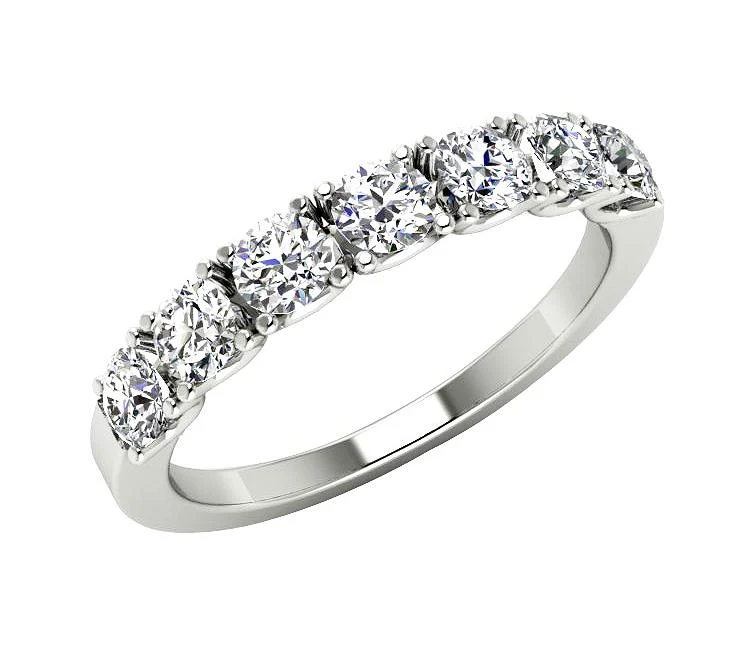 The Ivy Engagement Ring 1.00 Ct Round Cut Diamond Prong Set 14K Gold 3.60MM - Image 2