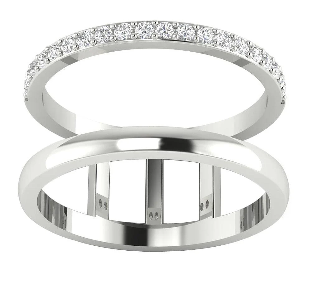 The Lucy Engagement Round Cut Diamond Ring 14K Solid Gold Prong Set 10.80 MM - Image 5