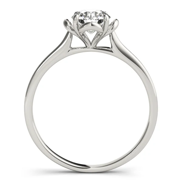 Floral Prong Solitaire Engagement Ring 1.00-1.25 Carat VS F Lab Grown Diamond 14K Rose Gold - Image 7