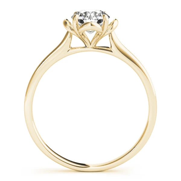 Floral Prong Solitaire Engagement Ring 1.00-1.25 Carat VS F Lab Grown Diamond 14K Rose Gold - Image 8