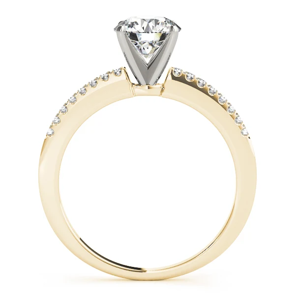 For Women VS F 1.15 Ct Lab Grown Diamond Solitaire Engagement Ring 14K Yellow Gold Prong Set - Image 4