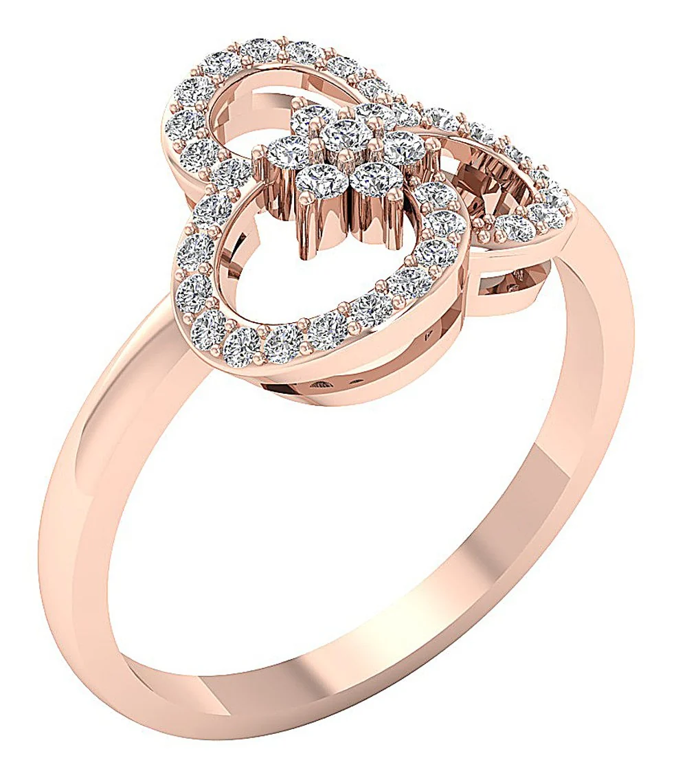 The Eloise Genuine Round Cut Diamond 14K Solid Gold Prong Set Wedding Ring 11.80MM - Image 2