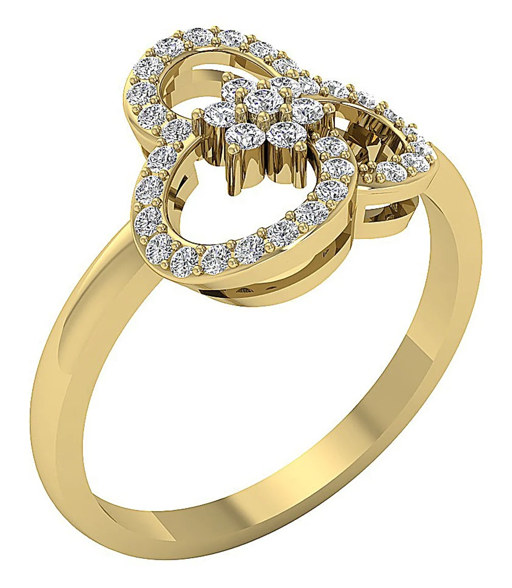 The Eloise Genuine Round Cut Diamond 14K Solid Gold Prong Set Wedding Ring 11.80MM - Image 3