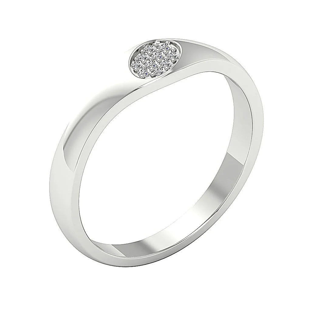 The Nevaeh Round Cut Genuine Diamond Wedding Ring Prong Set 14K White Yellow Rose Gold 5.00MM
