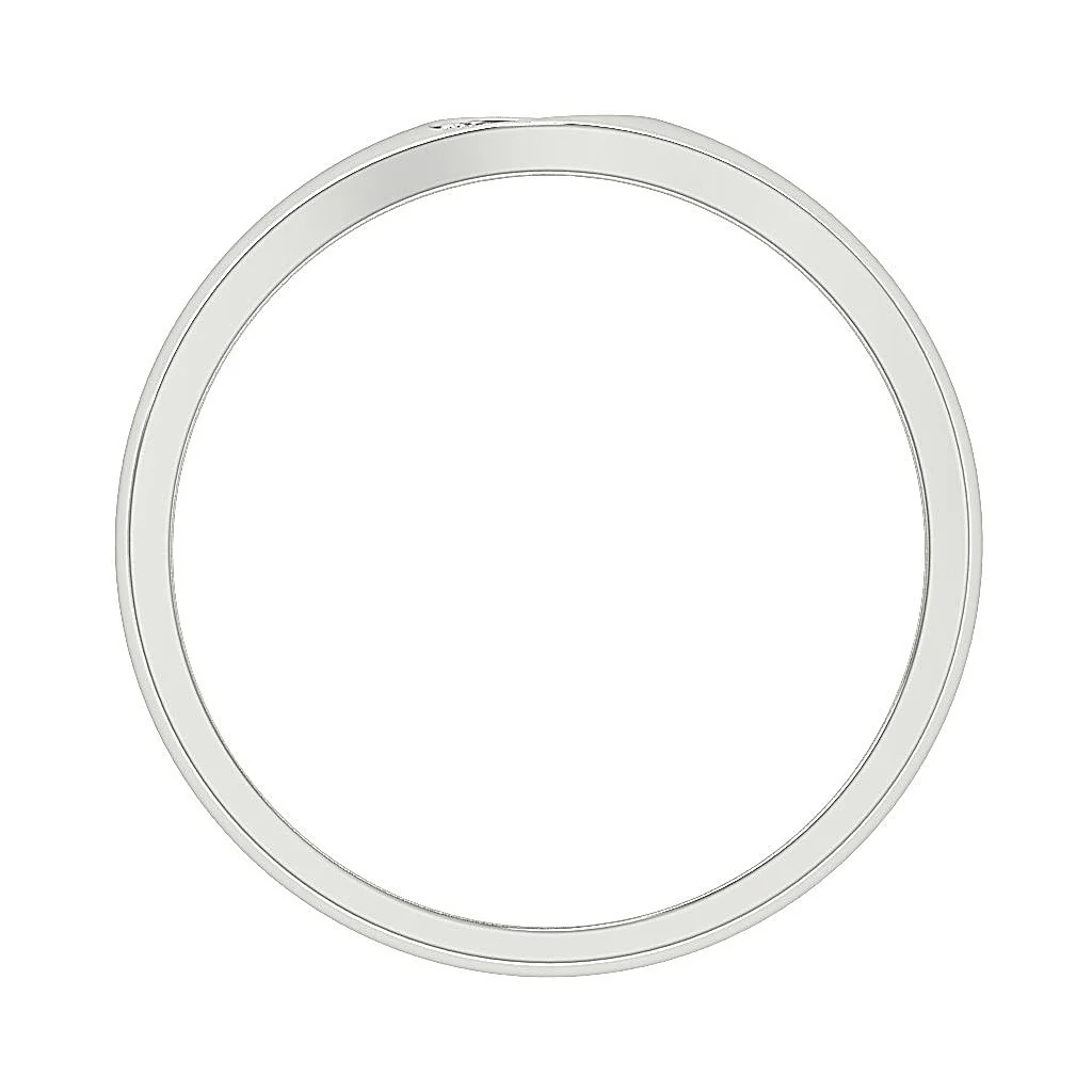 The Nevaeh Round Cut Genuine Diamond Wedding Ring Prong Set 14K White Yellow Rose Gold 5.00MM - Image 4