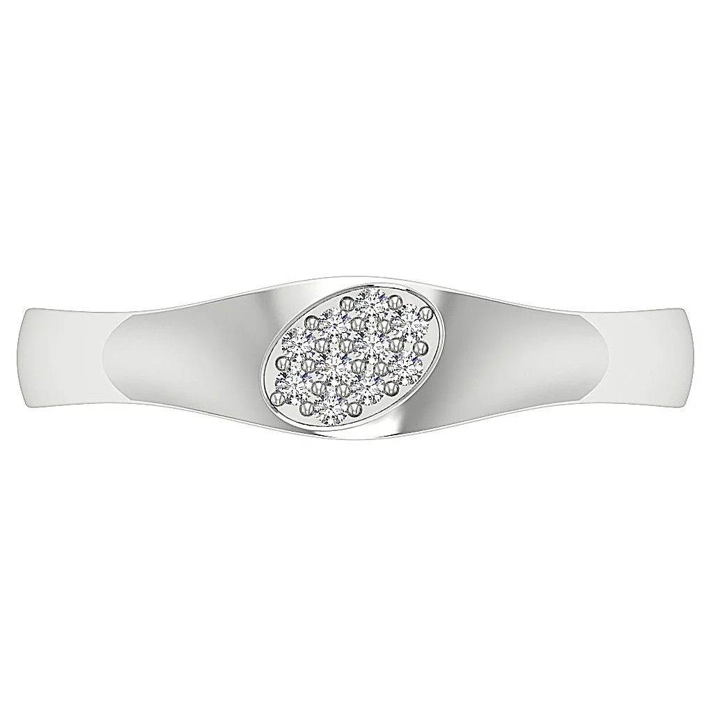 The Nevaeh Round Cut Genuine Diamond Wedding Ring Prong Set 14K White Yellow Rose Gold 5.00MM - Image 6