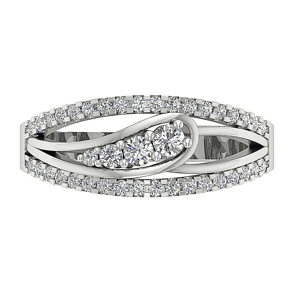 The Raelynn Sparkly Genuine Round Cut Engagement Wedding Ring 14K Rose Gold 8.35 MM - Image 5