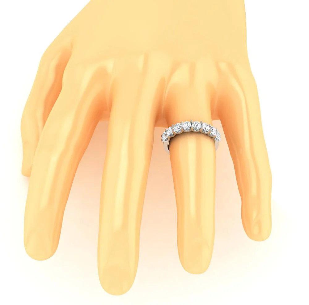 The Victoria 1.40 Ct Designer Fashion Wedding Ring Genuine Diamond 14K Yellow Gold Prong Set - Image 6