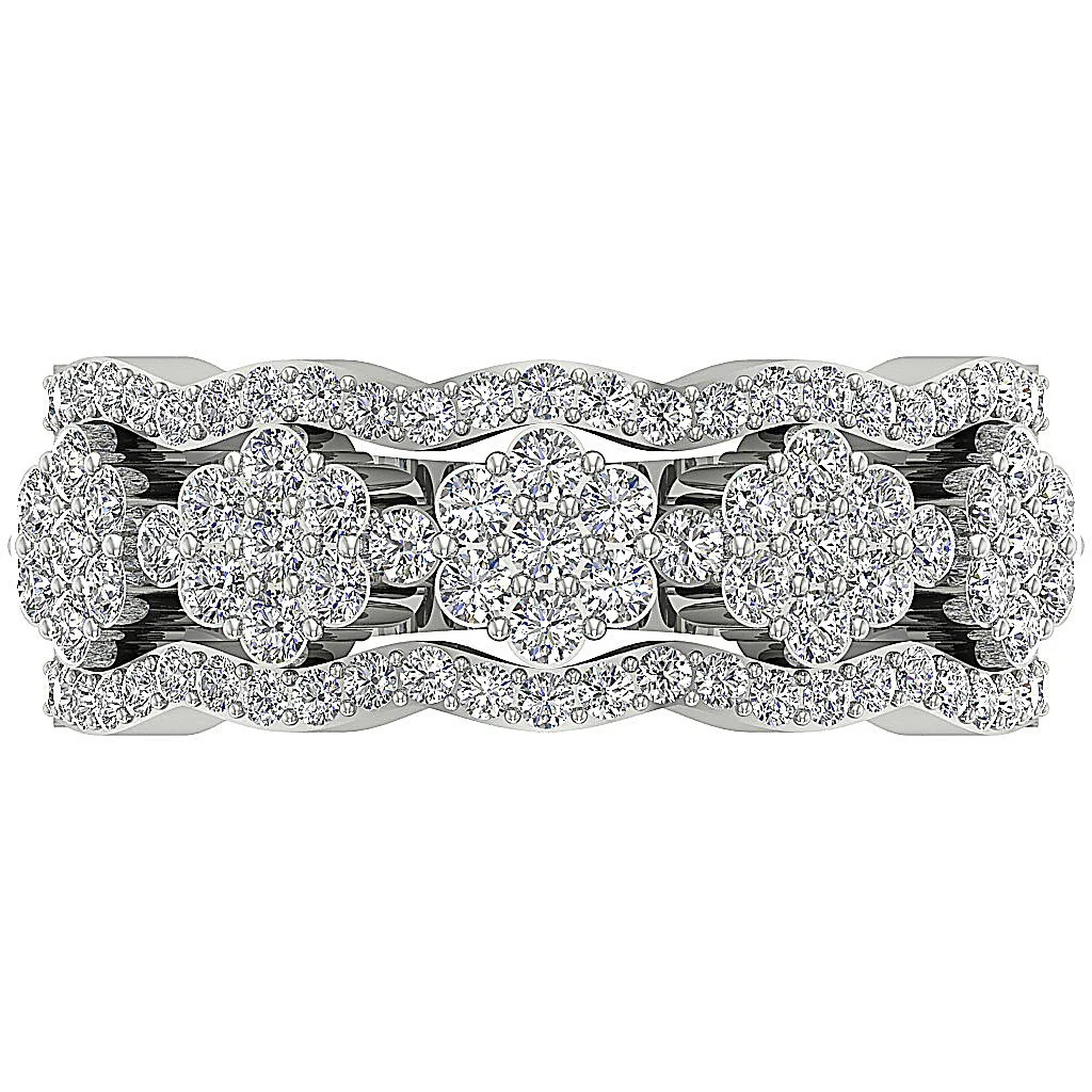 The Claire Designer Engagement Ring Natural Diamond 14K Yellow Gold Prong Set 8.55 MM - Image 6