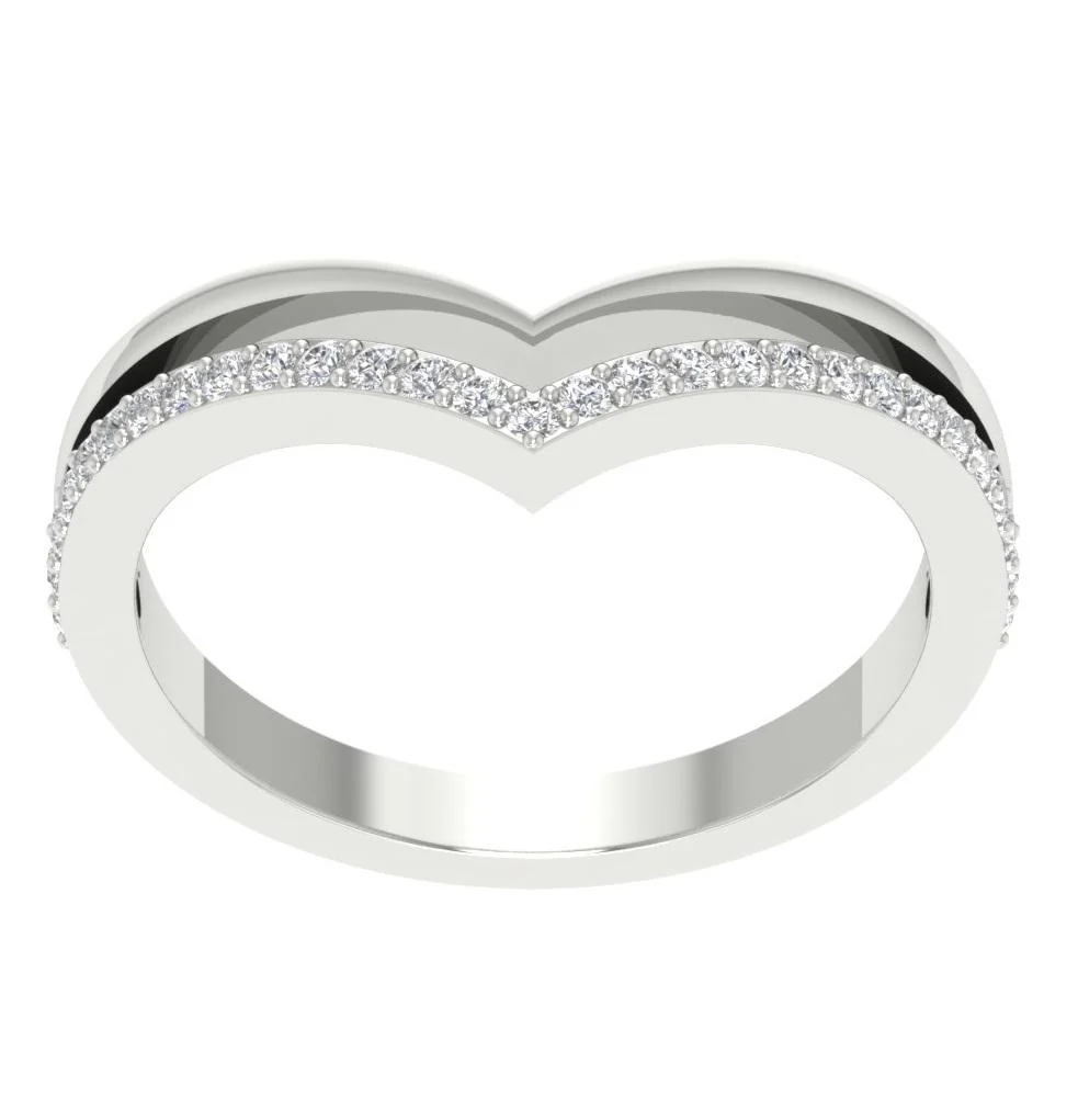 The Lyla Designer Fashion Wedding Ring Natural Diamond 14K Solid Gold 8.90MM - Image 5