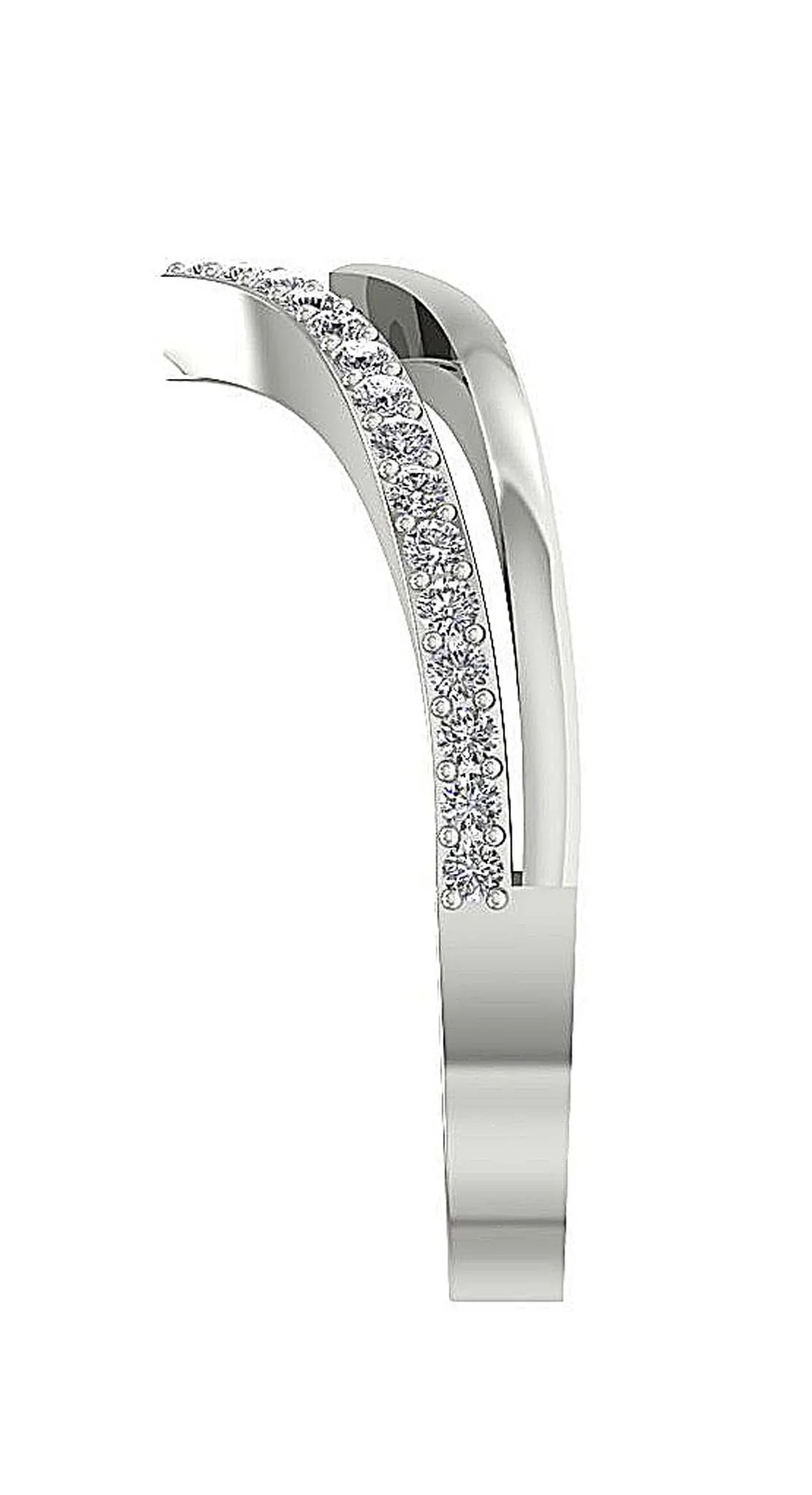 The Lyla Designer Fashion Wedding Ring Natural Diamond 14K Solid Gold 8.90MM - Image 8