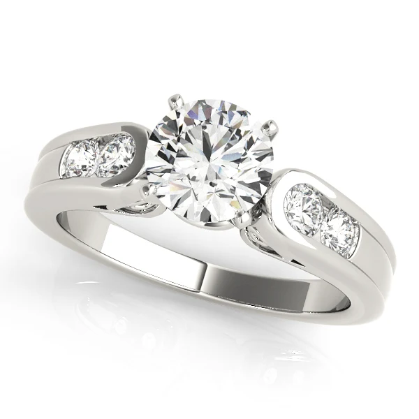Lab Grown Diamond VS F 1.40Ct Solitaire Engagement Ring 14K Solid Gold