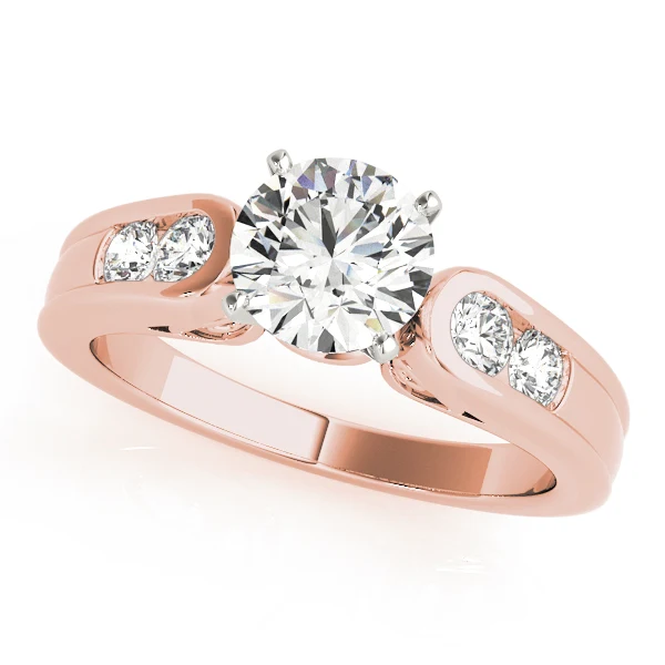 Lab Grown Diamond VS F 1.40Ct Solitaire Engagement Ring 14K Solid Gold - Image 3