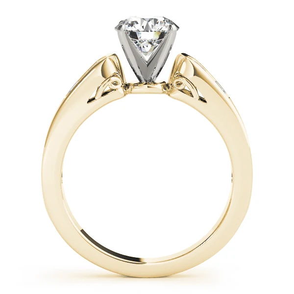 Lab Grown Diamond VS F 1.40Ct Solitaire Engagement Ring 14K Solid Gold - Image 4