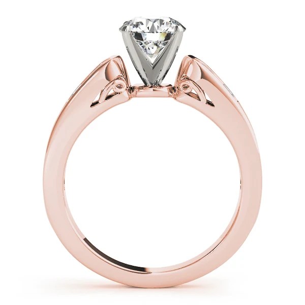 Lab Grown Diamond VS F 1.40Ct Solitaire Engagement Ring 14K Solid Gold - Image 5