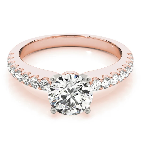 Lab Grown Diamond VS F 1.50 Ct Round Solitaire Engagement Ring 14K Gold Prong Set - Image 12