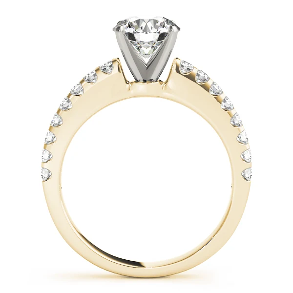 Lab Grown Diamond VS F 1.50 Ct Round Solitaire Engagement Ring 14K Gold Prong Set - Image 7