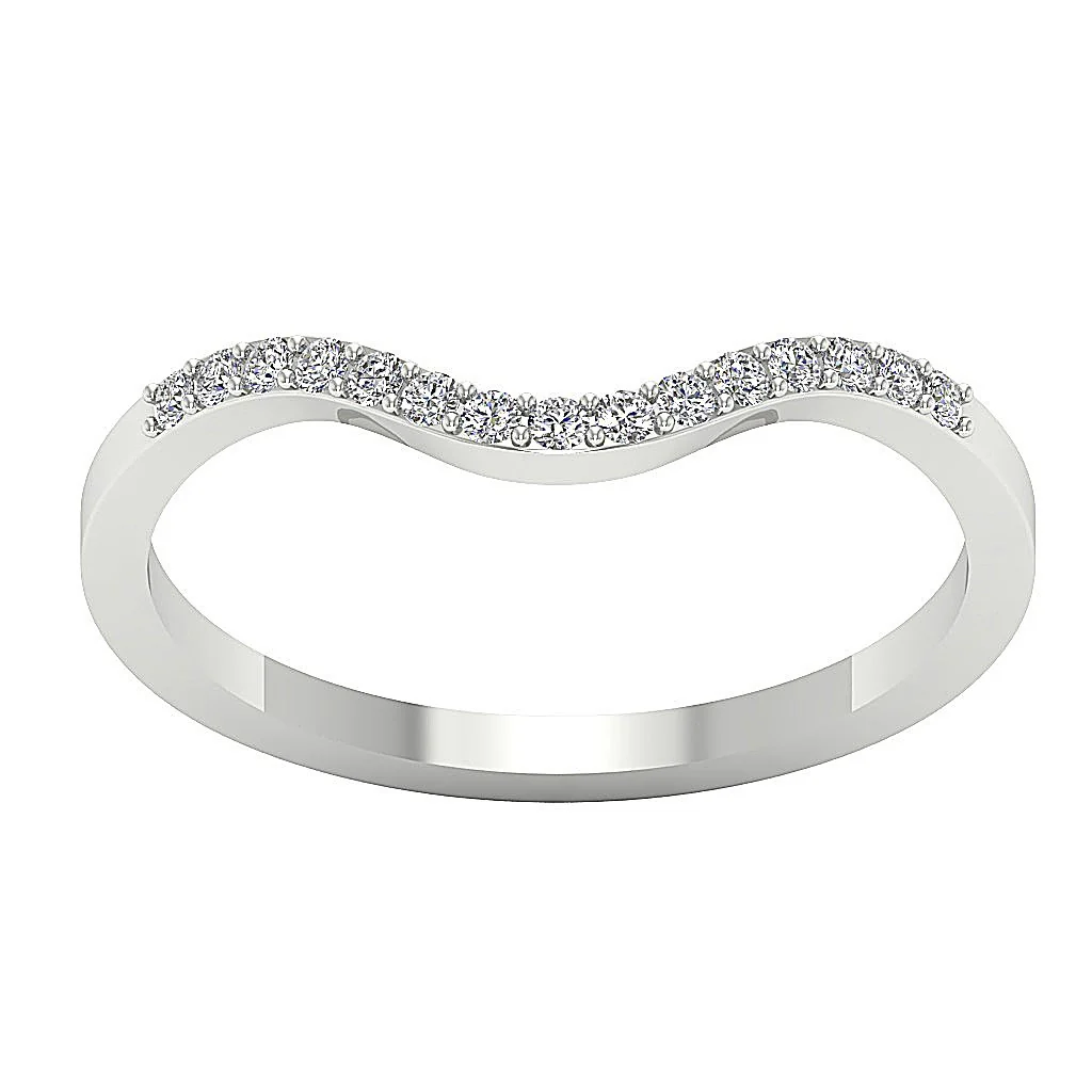 The Isla Natural Round Diamond Prong Set 14k Solid Gold Anniversary Wedding Ring 1.35MM - Image 5