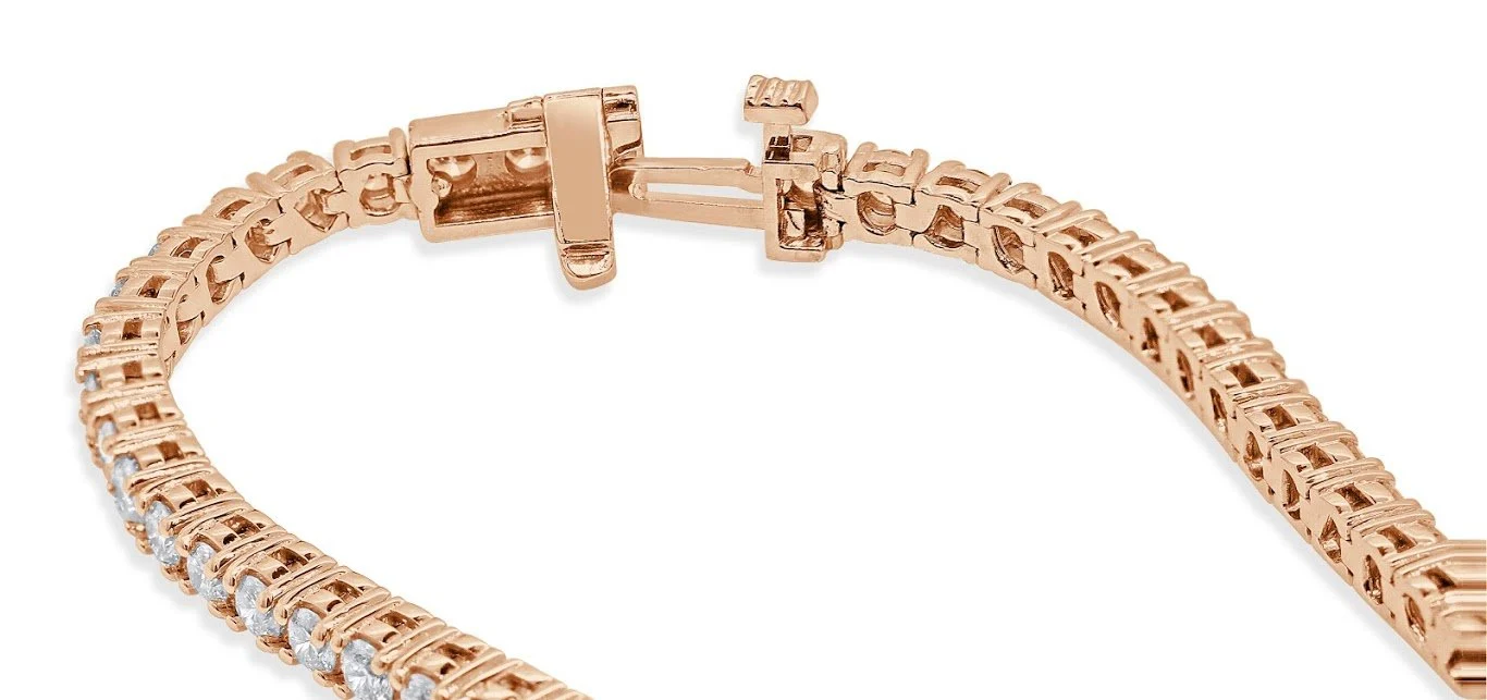 Round Diamonds 5.25Ct Tennis Bracelet Prong Set I1/SI1/VS1/VVS1 14k Solid Gold 7.00Inch - Image 7