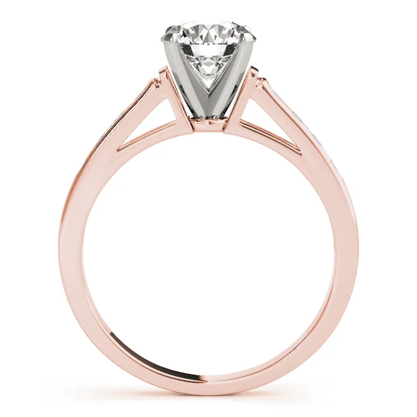 Round Solitaire Engagement Ring VS F 1.15 Ct Lab Grown Diamond 14K Solid Gold - Image 5