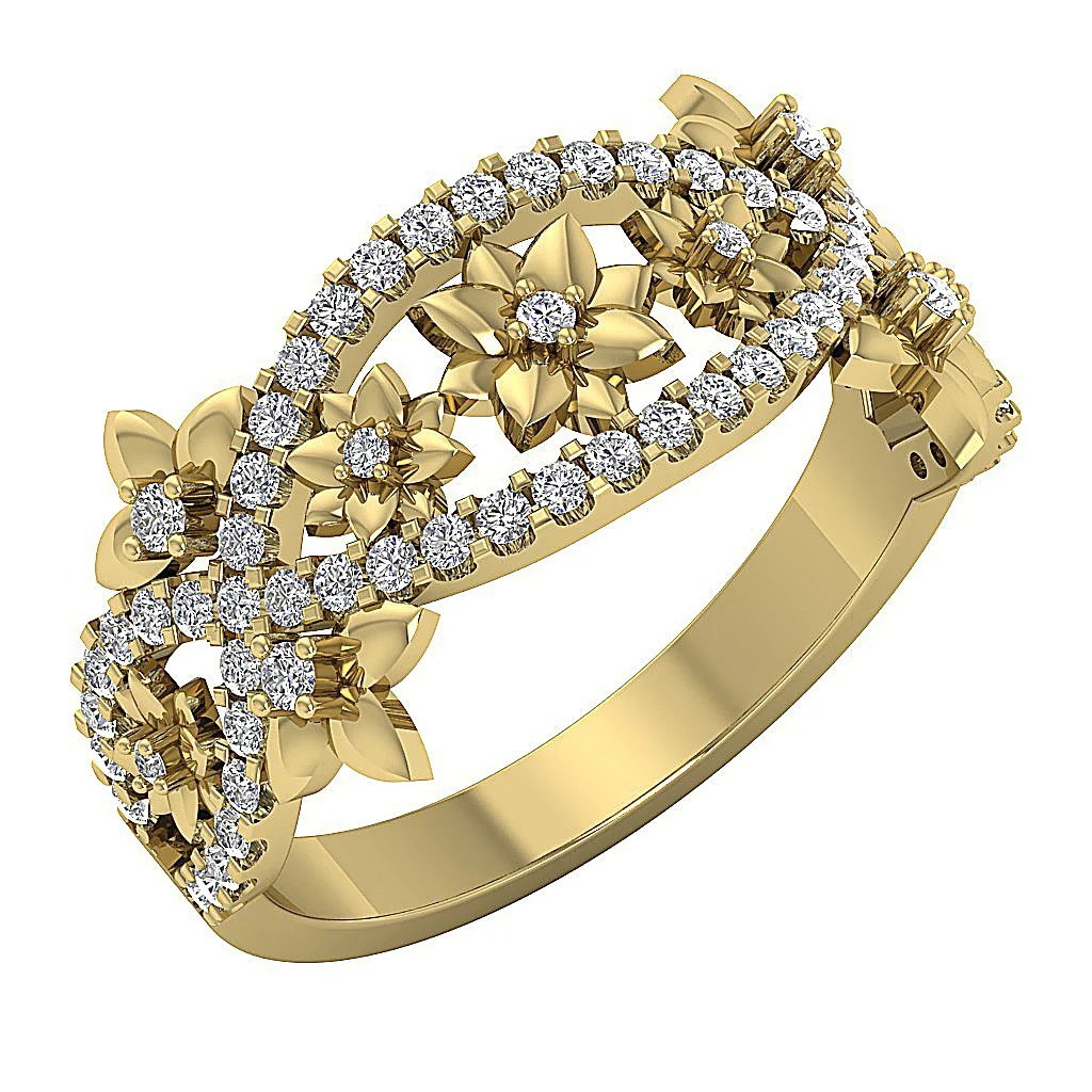 The Maeve 14K Solid Gold Gorgeous Engagement Ring 11.20MM Natural Round Diamond