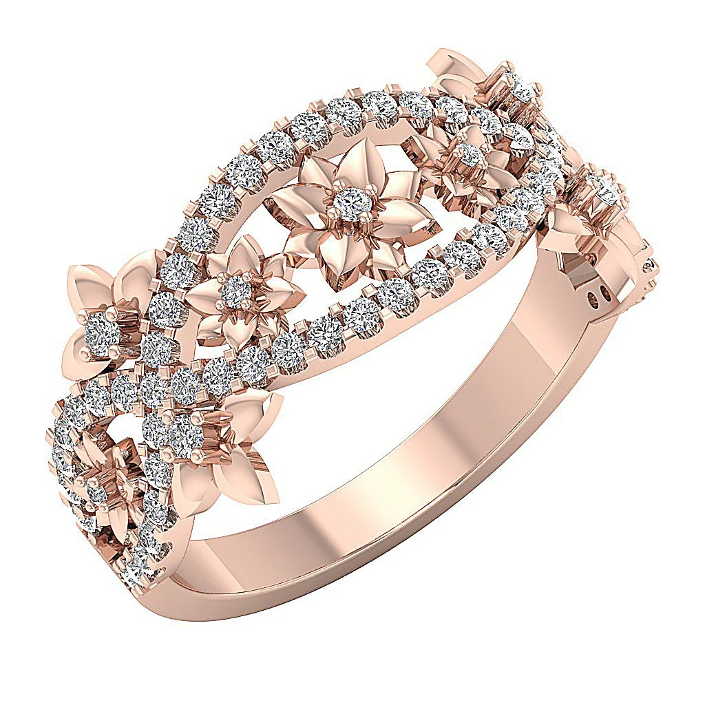 The Maeve 14K Solid Gold Gorgeous Engagement Ring 11.20MM Natural Round Diamond - Image 3