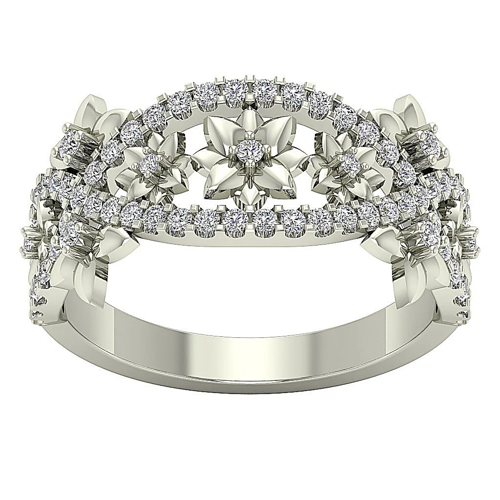 The Maeve 14K Solid Gold Gorgeous Engagement Ring 11.20MM Natural Round Diamond - Image 5
