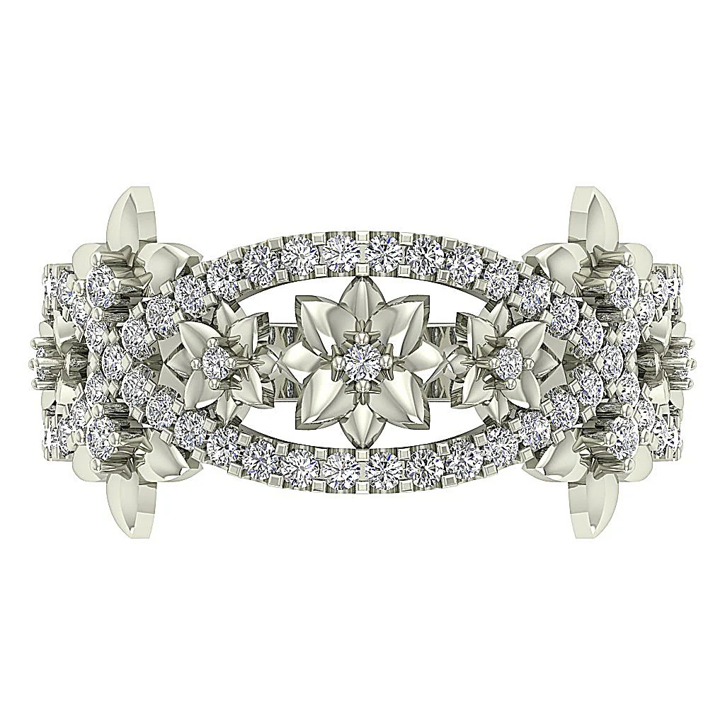 The Maeve 14K Solid Gold Gorgeous Engagement Ring 11.20MM Natural Round Diamond - Image 6