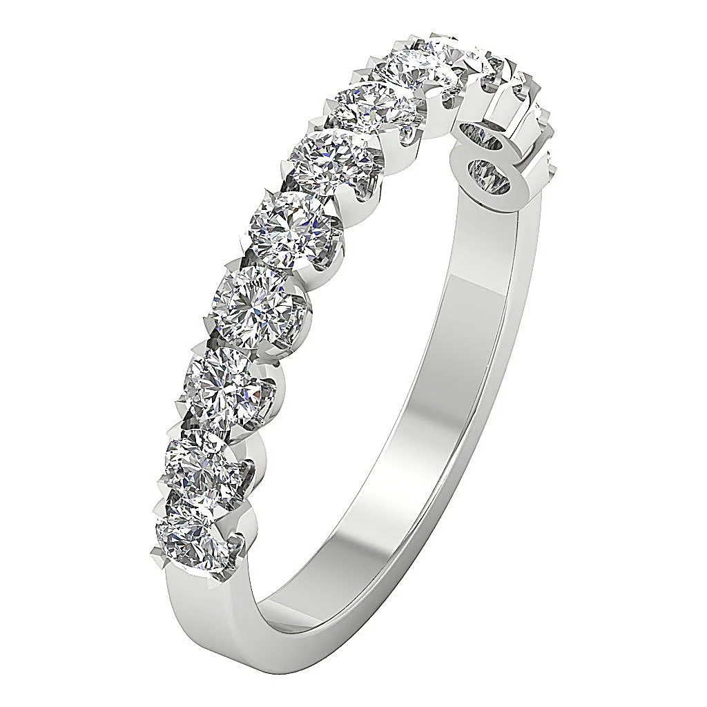 The Autumn 1.05 Ct Designer Engagement Ring Natural Diamond 14K Solid Gold Prong Set 3.30 MM - Image 2