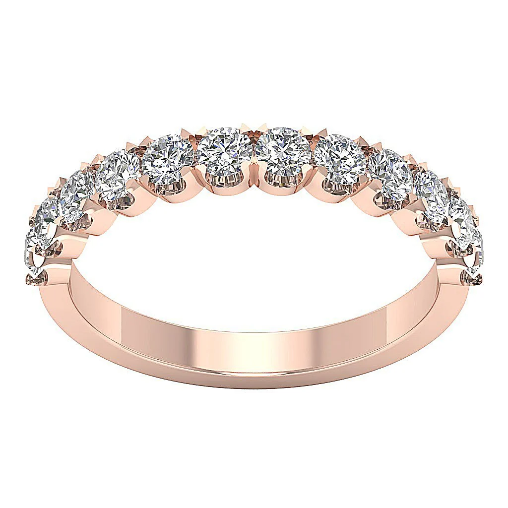 The Autumn 1.05 Ct Designer Engagement Ring Natural Diamond 14K Solid Gold Prong Set 3.30 MM - Image 5