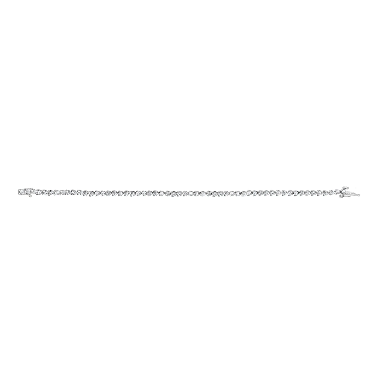 Tennis Bracelet 5.00Ct Round Diamonds I1/SI1/VS1/VVS1 14k Solid Gold Prong Set 7.00Inch - Image 3