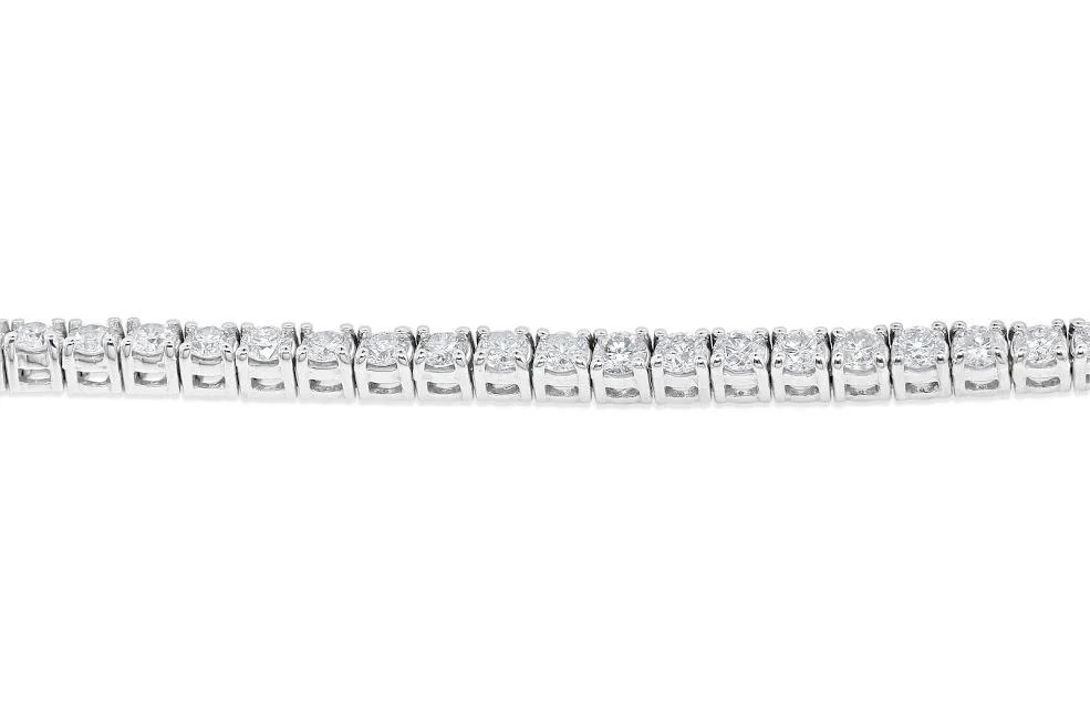 Tennis Bracelet 6.00Ct I1/SI1/VS1/VVS1 14k Solid Gold Natural Diamonds Prong Set 7.00Inch - Image 10