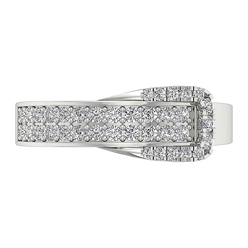 The Abraham Round Brilliant Cut Diamond 14k Solid Gold Engagement Wedding Ring 7.50 mm - Image 6