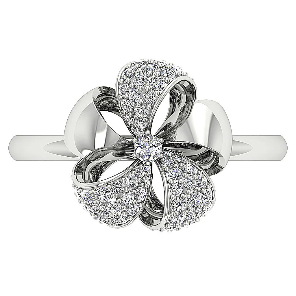 The Addilynn Fancy Anniversary Wedding Ring Genuine Diamond 14K Rose Gold 13.50 mm - Image 6