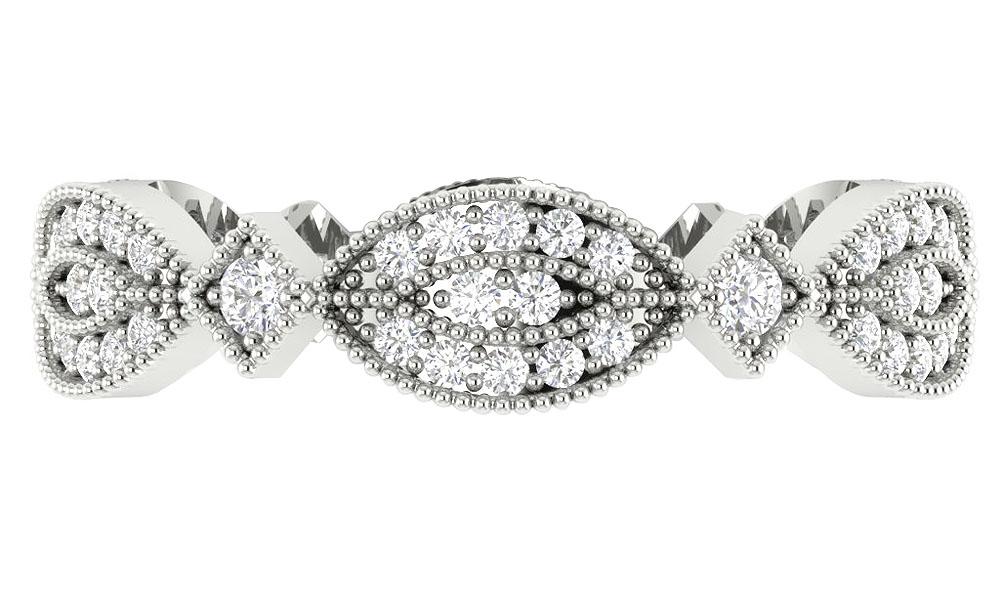 The Aidan Gold Diamond Eternity Wedding Ring Band - Image 6
