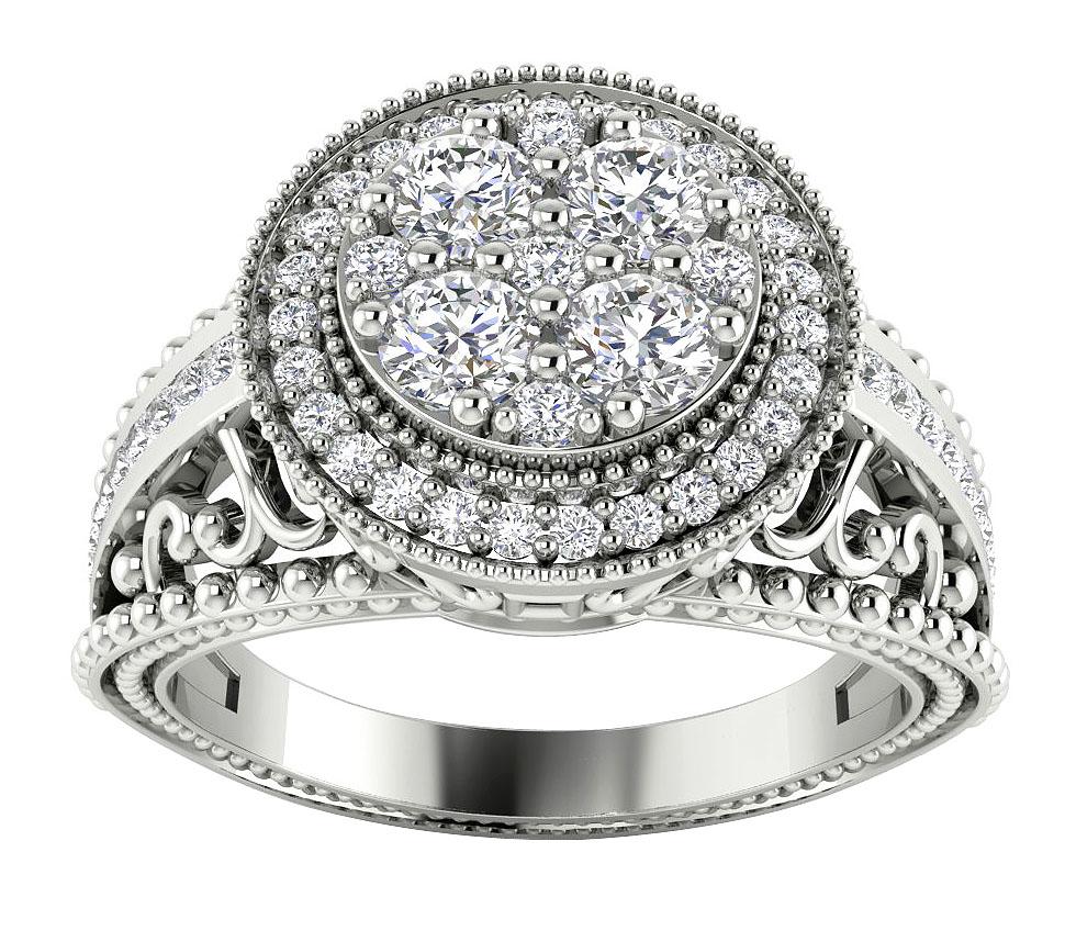 The Aldo Engagement Wedding Band Genuine Diamond Ring 14K Rose Gold 11.25 mm - Image 5