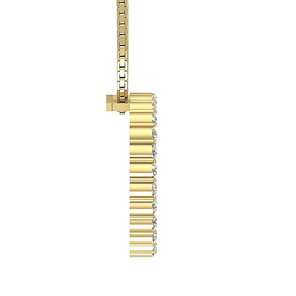 The Alexander Gorgeous Eternity Circle Diamond Pendant Round Diamond Rose Gold - Image 11