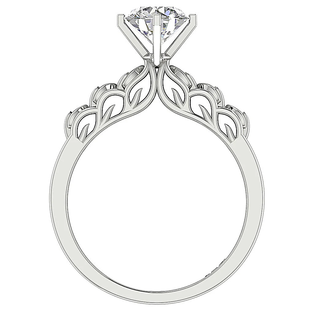 1.10 Ct Natural Diamond Solitaire Engagement Ring | 14k/18k Solid Gold | 4-Prong Set | G I1/SI1 - Image 5