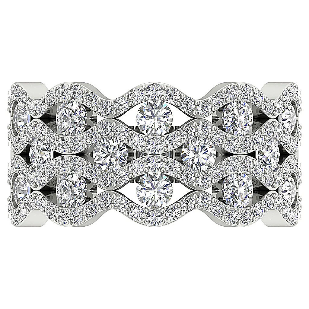 The Andres 14K Rose Gold Natural Diamond Engagement Wedding Ring Prong Set - Image 6