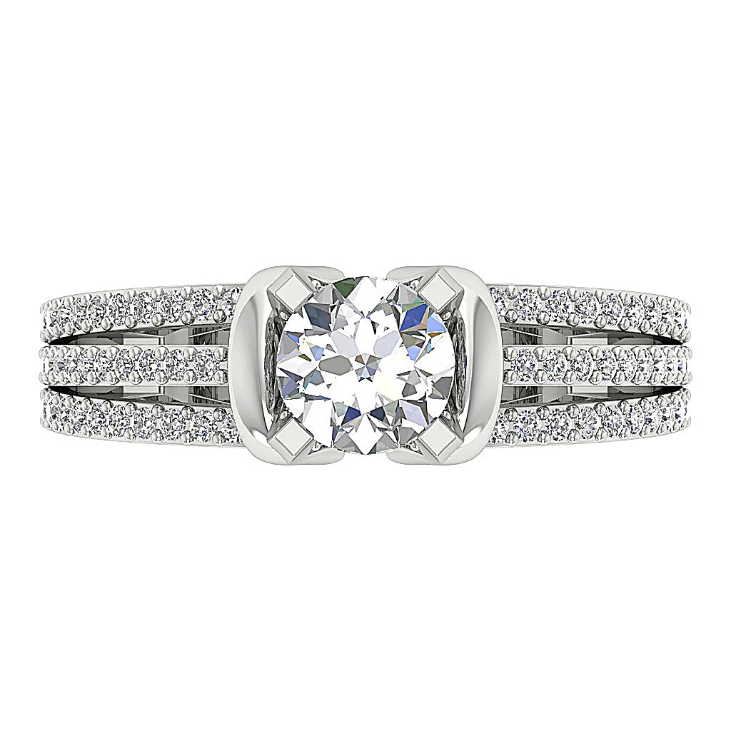 The Arturo Gorgeous Natural Diamond Solitaire Engagement Ring 14k Solid Gold - Image 6