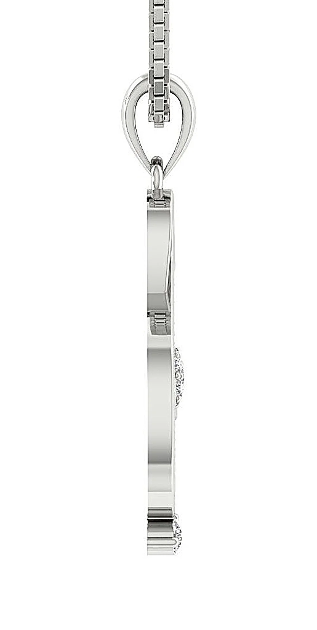 The Bentley 14K Yellow Gold Elegant Diamond Fashion Pendant Necklace With Chain - Image 4
