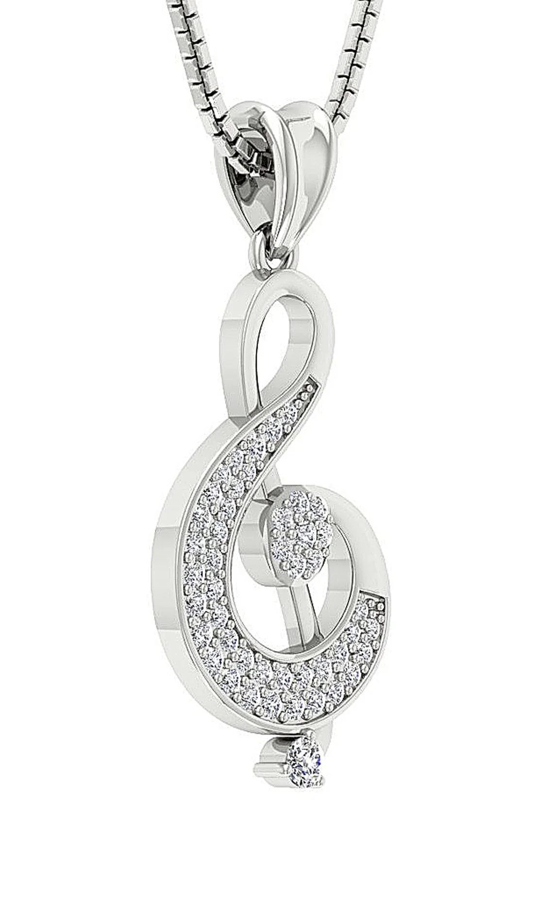 The Bentley 14K Yellow Gold Elegant Diamond Fashion Pendant Necklace With Chain - Image 7