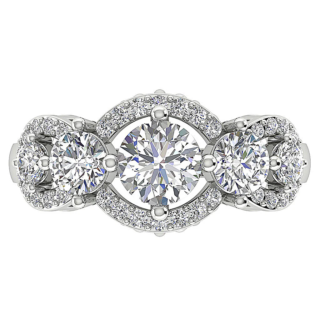 The Braylon Gorgeous Designer Genuine Diamond 14k Gold Solitaire Engagement Ring - Image 6