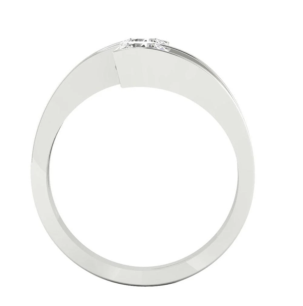 The Boone 14K Rose Gold Natural Diamond Forever Us 2 Stone Engagement Ring 12.95 mm - Image 5