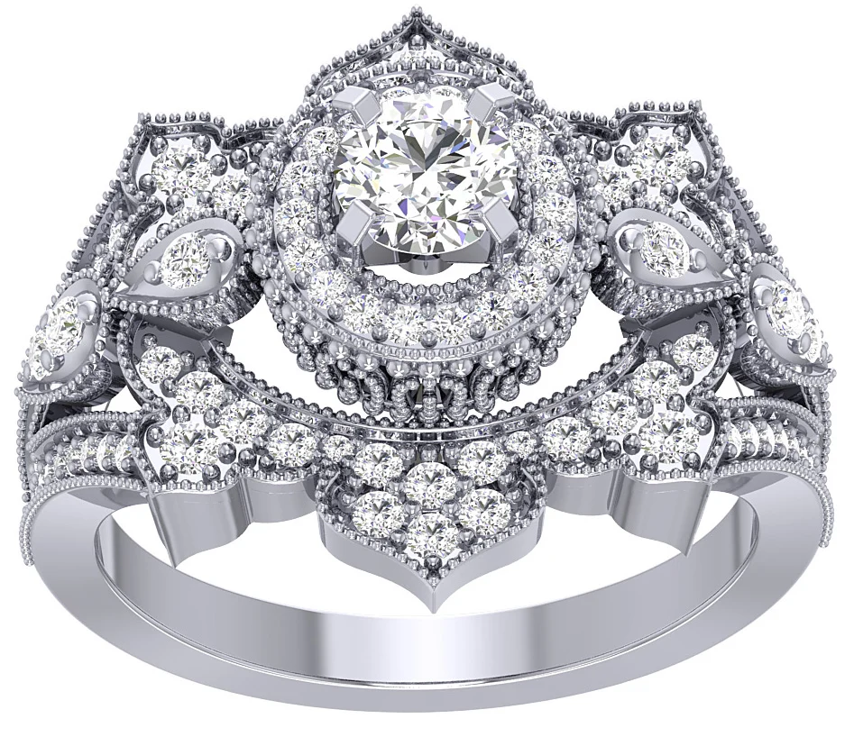The Clark Gorgeous Round Diamond Rose Gold Solitaire Wedding Ring 17.90 mm - Image 4