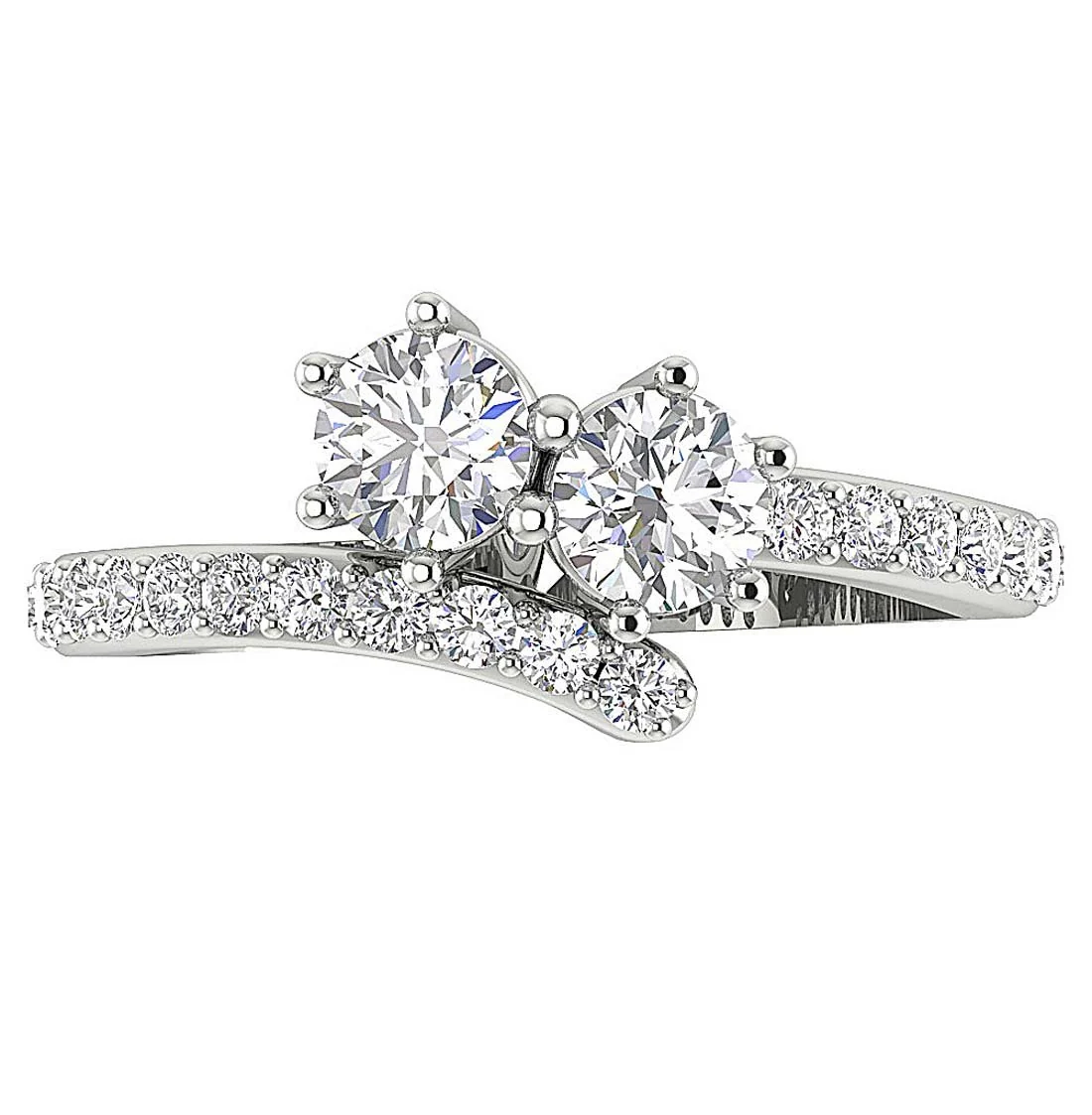 The Danny Genuine Diamond Forever Us Solitaire Diamond Feminine Ring For Her - Image 6
