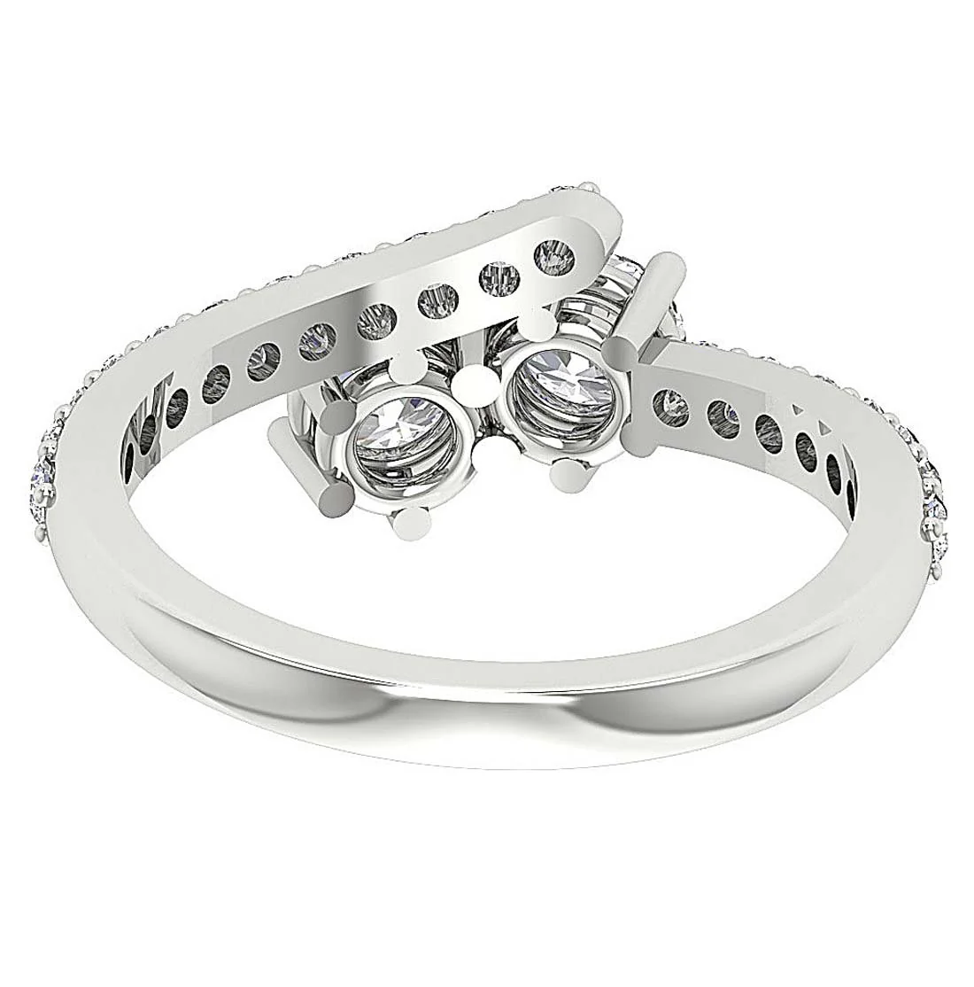 The Danny Genuine Diamond Forever Us Solitaire Diamond Feminine Ring For Her - Image 7