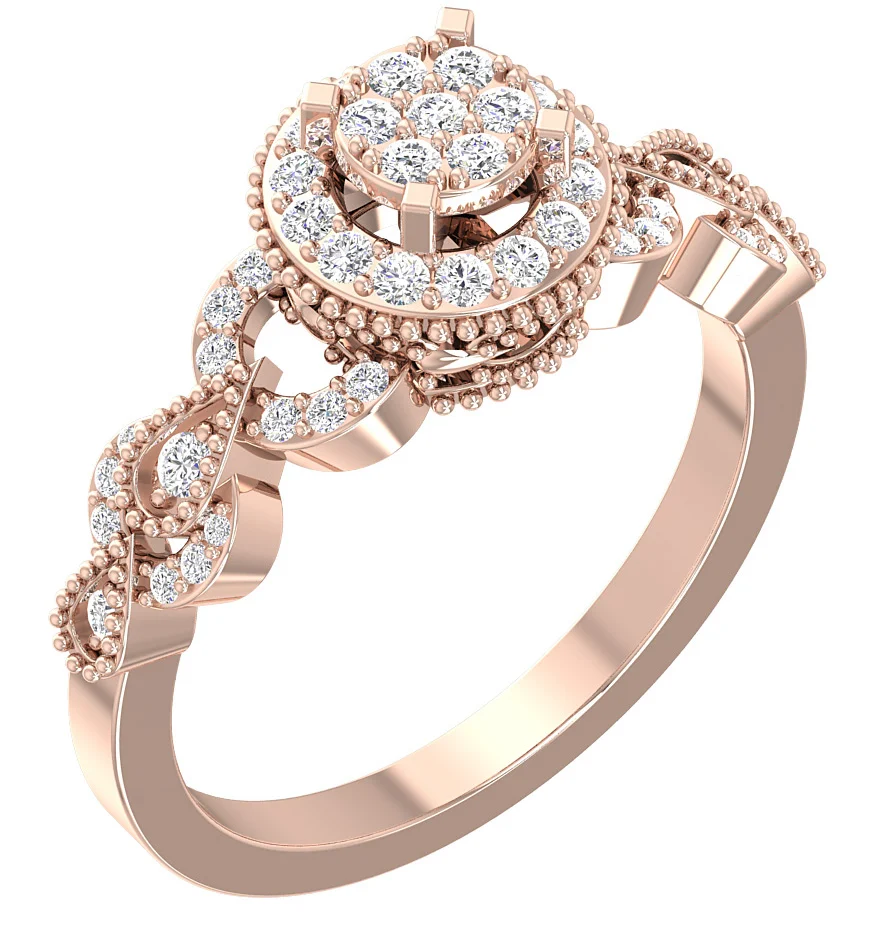 The Emanuel 14k Yellow Gold Natural Diamond Solitaire Anniversary Ring For Her - Image 3