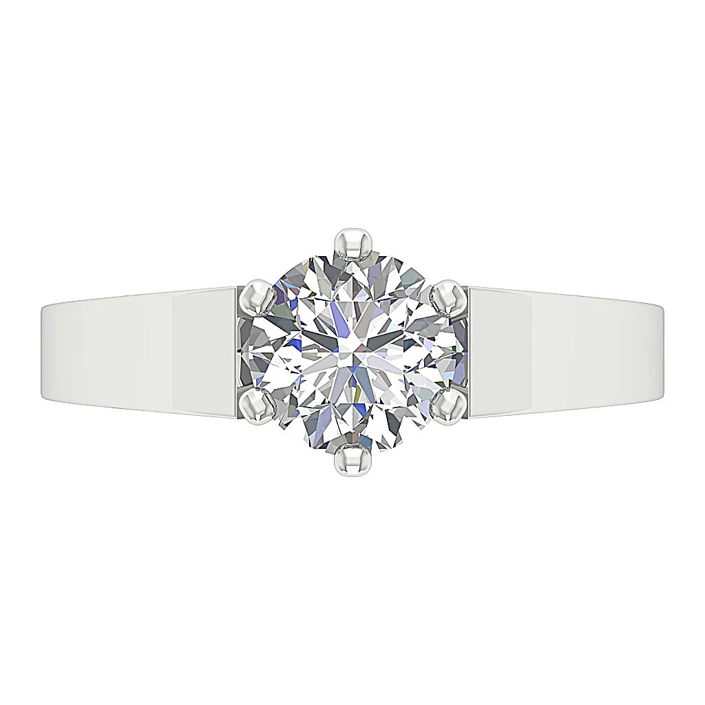 The Grand 3-4 Carat VS F Round Solitaire Lab Grown Diamond Engagement Ring 14K Solid Gold - Image 6