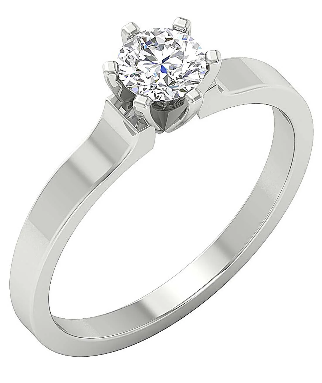 Infinite Brilliance Handcrafted Solitaire Lab-Grown Diamond Ring VS F 1.50-2.50 Carat 14K Gold - Image 2